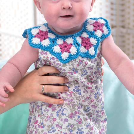Crochet baby dress collar | Top Crochet Patterns