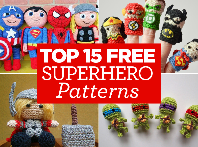 Top 15 FREE Superhero Patterns | Top Crochet Patterns