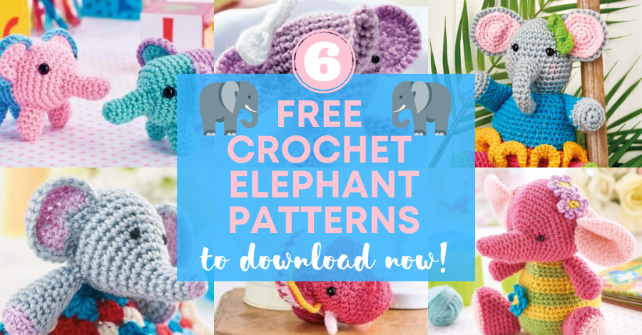 6 Free Crochet Elephant Patterns