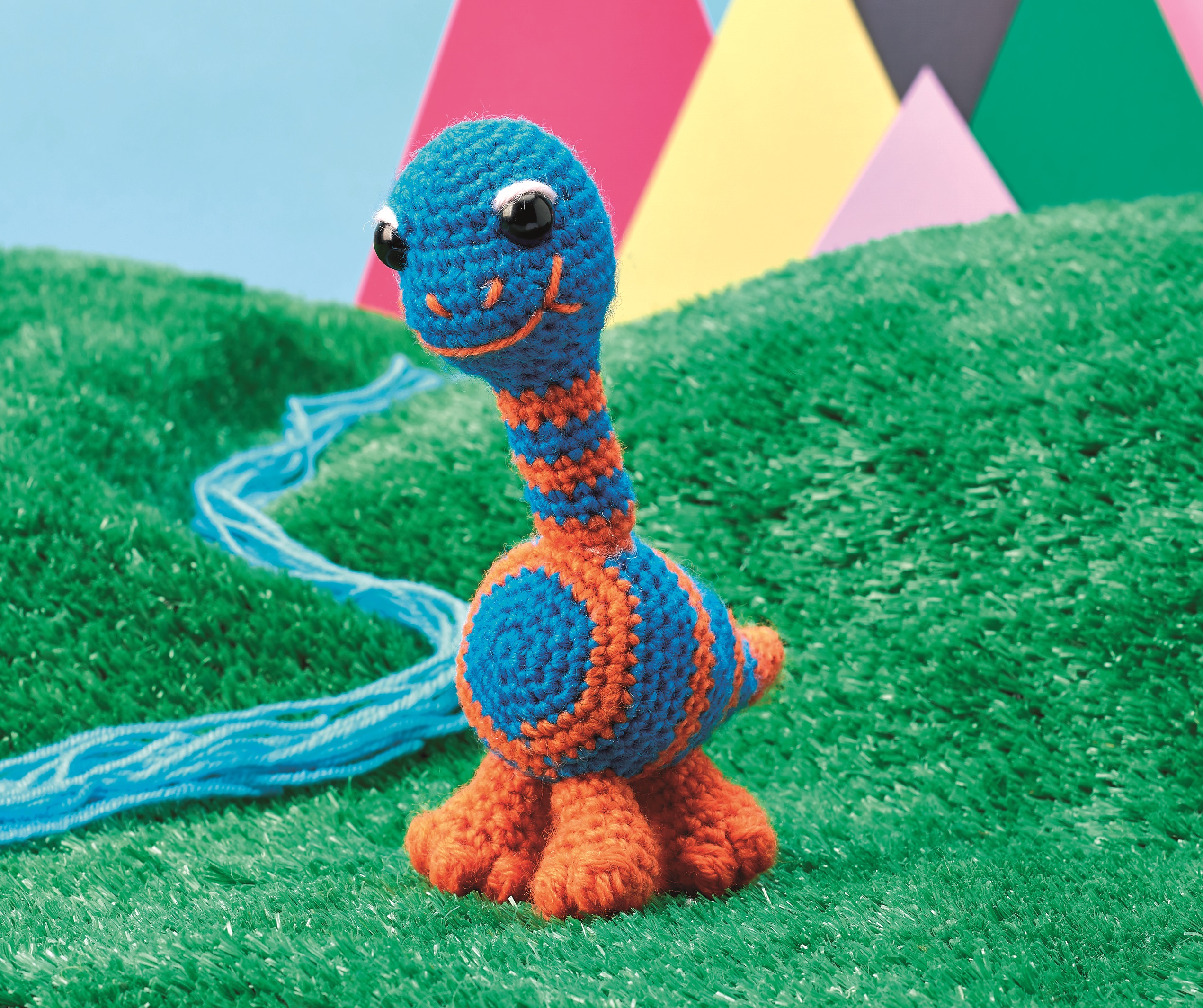 Brachiosaurus Dinosaur Toy Crochet Pattern