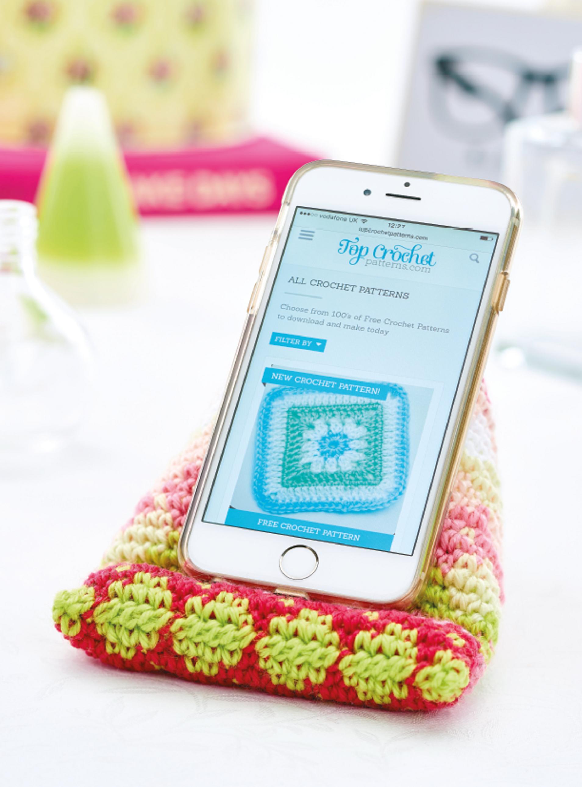 Crochet phone stand Crochet Pattern