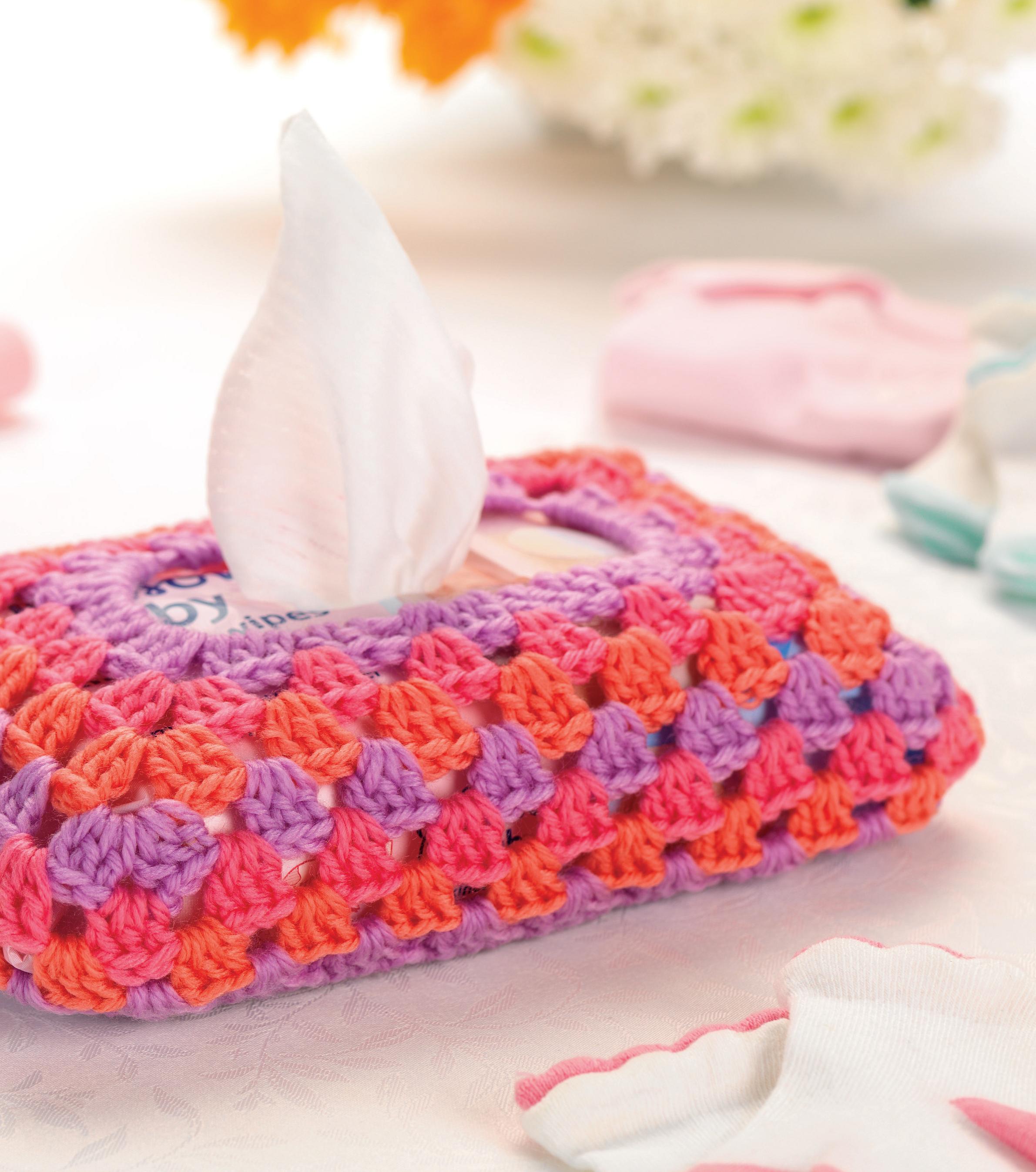 Crochet baby wipes cosy Crochet Pattern