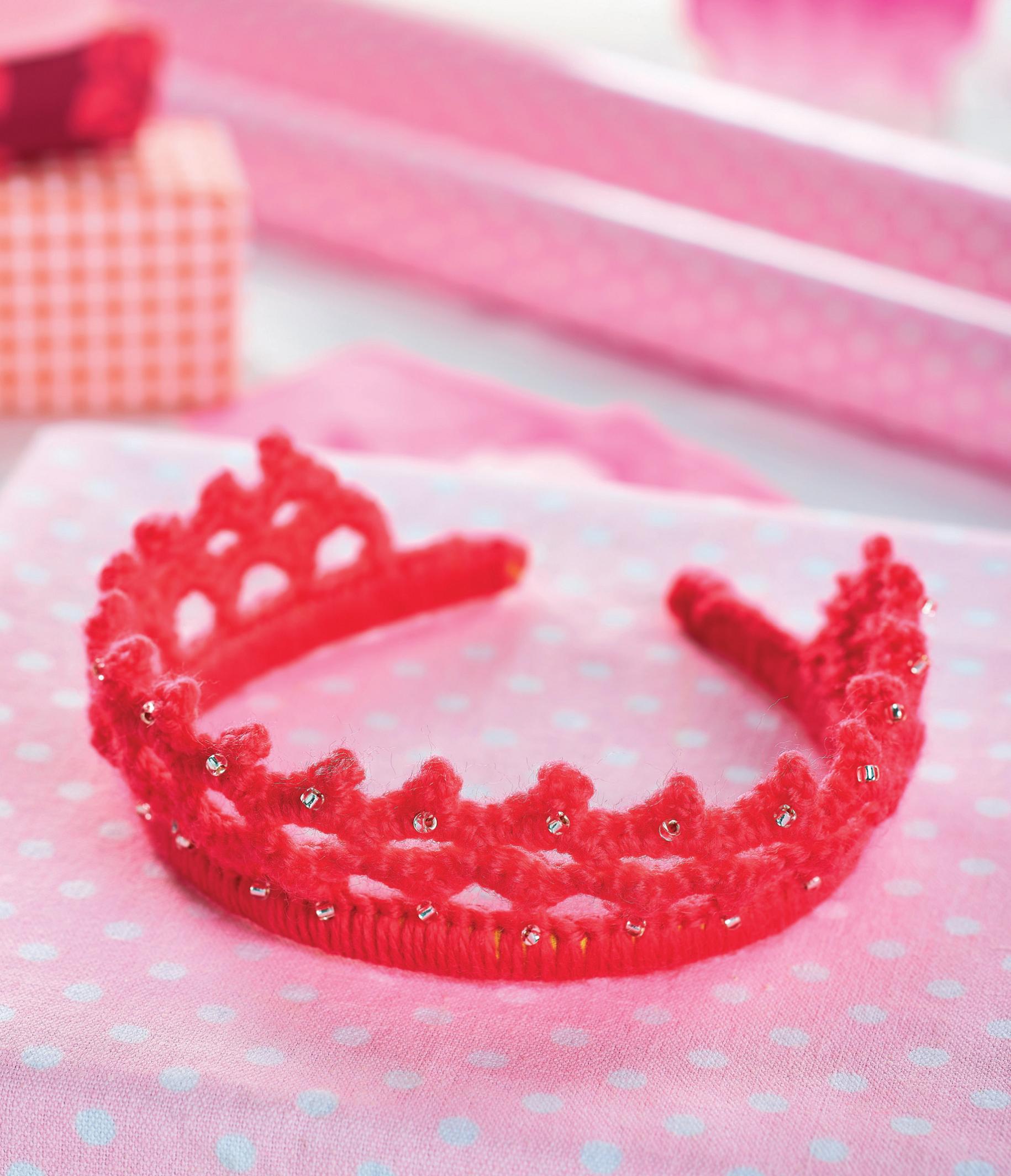 Crochet princess tiara Crochet Pattern